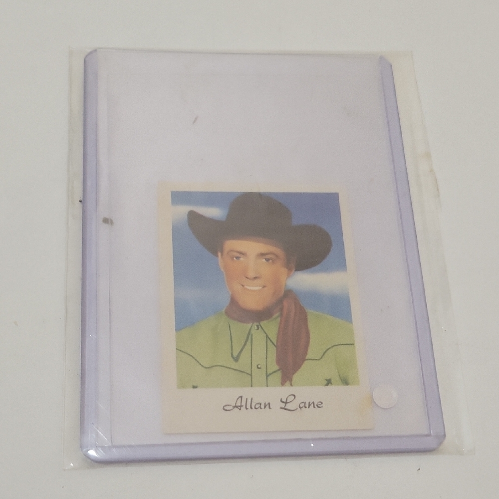 Antique Movie Actor Collectors Card~ Allen Lane